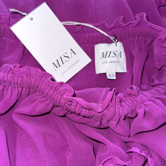 Adorable magenta ruffled dress - Picture 3 of 3